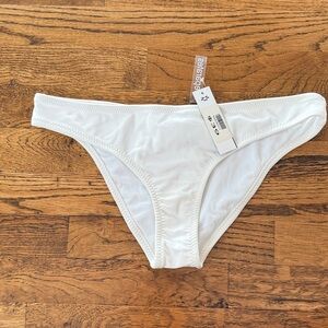 Zingara NWT L White Bikini Bottom